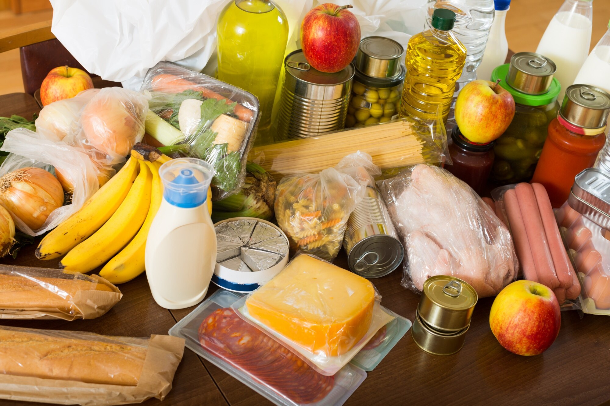 Supermarket groceries